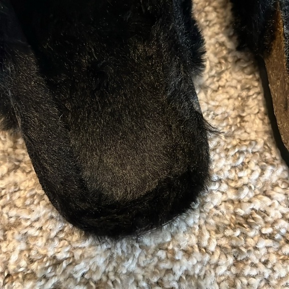 Slippers Wide Open Toe Cork Footbed Slides - Picture 7 of 12